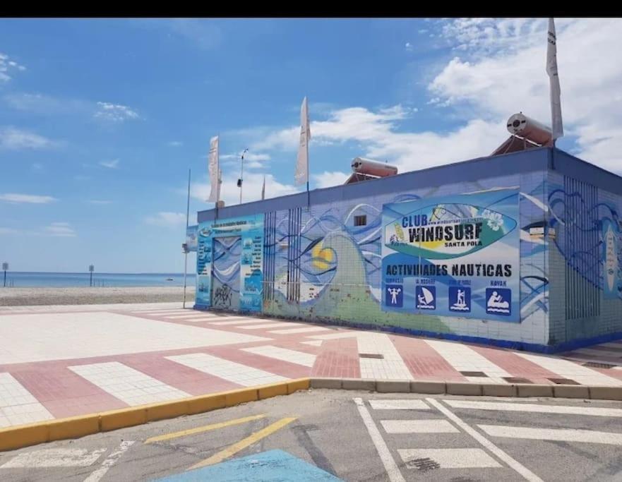 Apartamento Frente Al Mar, Familiar Y Acogedor. Santa Pola Luaran gambar